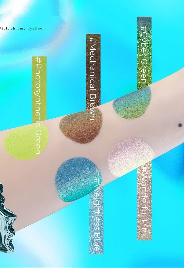 GIRLCULT Matita eyeliner camaleonte Polarizzato Perlato Trucco per le donne Cosmetici graziosi Penna per trucco Rara bellezza Glow Ricetta