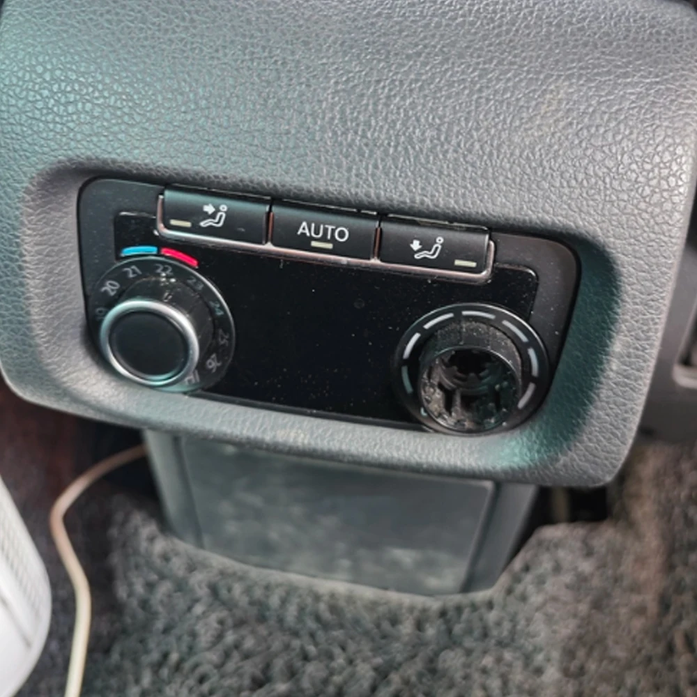 Image of Für Sharan 7N1 7N2 2012-2019 Für Seat Alhambra 2011-2016 7N0907049C Auto-Heckklimaanlage Bedienfeld Knopfabdeckung Schalter