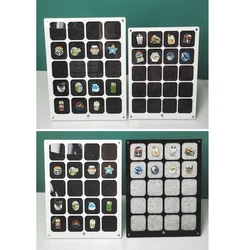 Pin Display Case Acrylic Brooch Pin Collections Display Organizers for Medals Jewelry Pin Collections Holder Tabletop & Wall