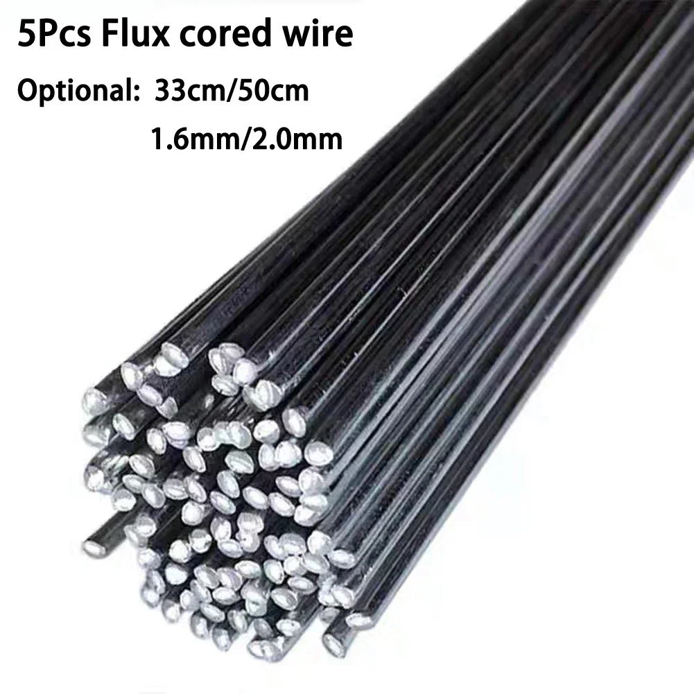 5/20pcs Welding Rod Flux Cored Wire Low Temperature Aluminum 1.6mm 2mm For Soldering Aluminum Copper Iron No Need Solder Powder