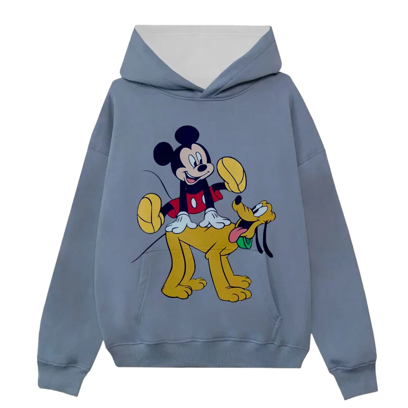 

Disney Boys Girls Pullover Hoodies Happy Play Time Micky With Pluto Print Soft Comfy Stylish Relaxe-Fit Plus Size Autumn Winter