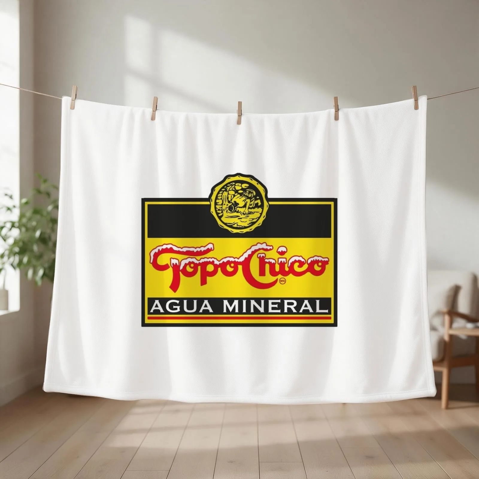Topo Chico Topo Throw Blanket couch cozy soft plush fuzzy picnic outdoor blanket