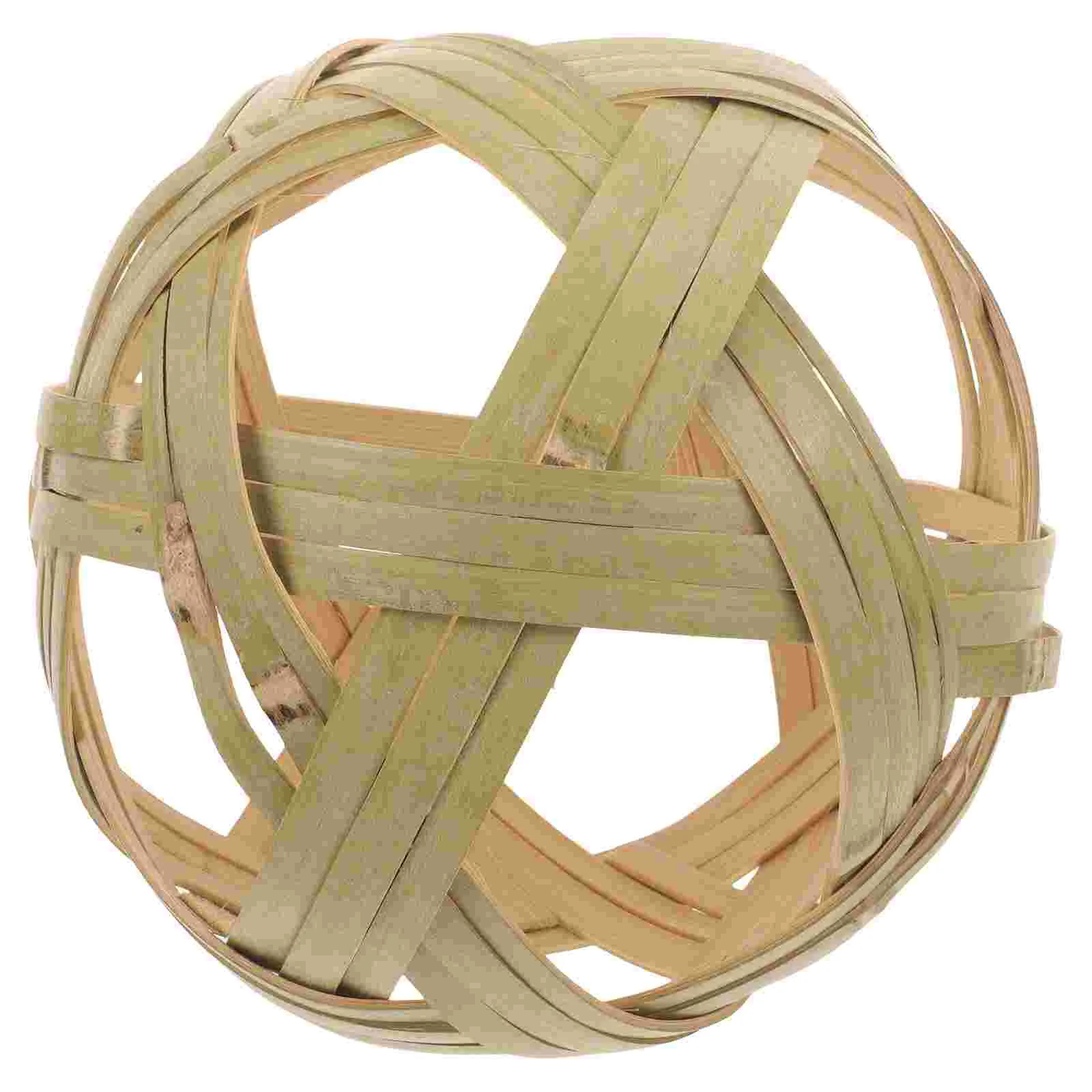

Bamboo Decorative Balls Portable Home Finished Product Weaving Ornament for Woven