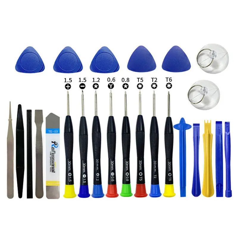 25 in 1 Opening Tools Mobile Phone Repair Tools Kit Pry for iPhone X 8 7 6S 6 Plus 11 Pro XS Screwdriver Set