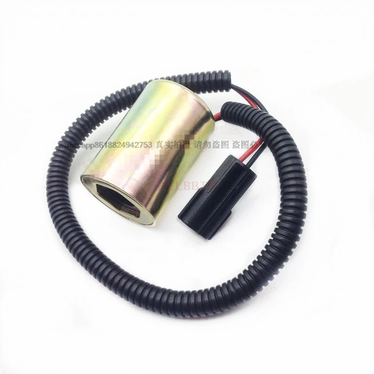 

For DOOSAN DH60-5/7 for DAEWOO Electromagnetic coil Solenoid valve 12V Small plug excavator accessories