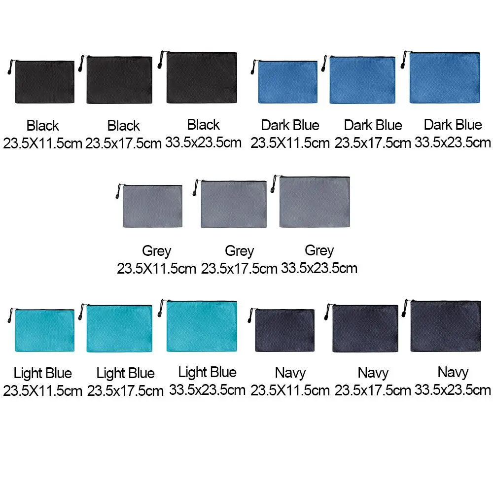 1 قطعة محفظة نسائية للعملات المعدنية مجلدات الملفات أوراق الاختبار حقيبة التخزين حقيبة المعلومات حقيبة مستندات حقيبة القلم سستة مقلمة مقاوم للماء