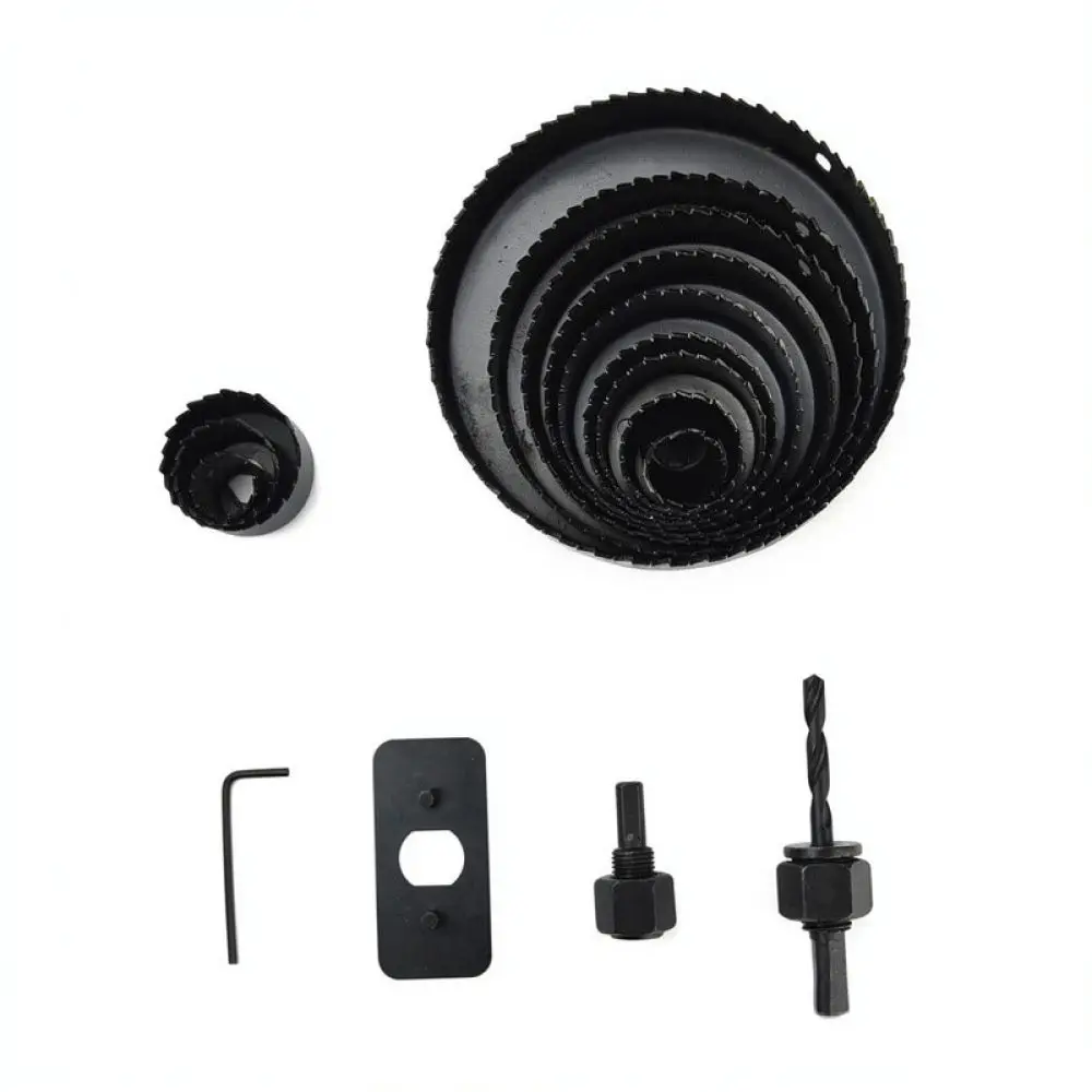 Professional Hole Saw Set For DZT Carbon Steel Drill Bits Woodworking Tools For Plasterboard Cutting Craft Case