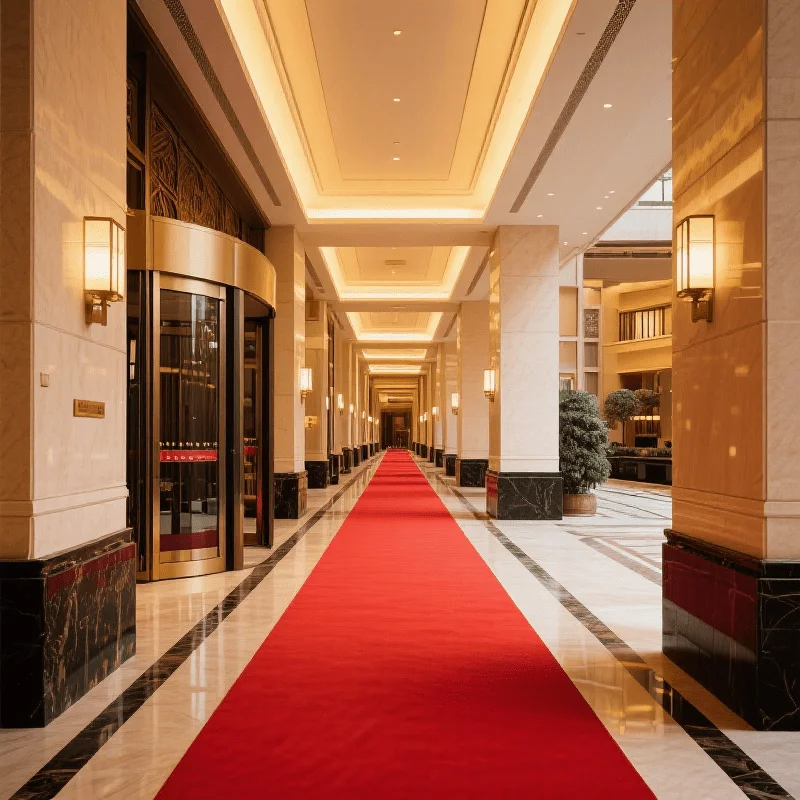 Long Red Wedding Party Dual-use Red Carpet, Suitable for Corridors, Hallways, and Stages
