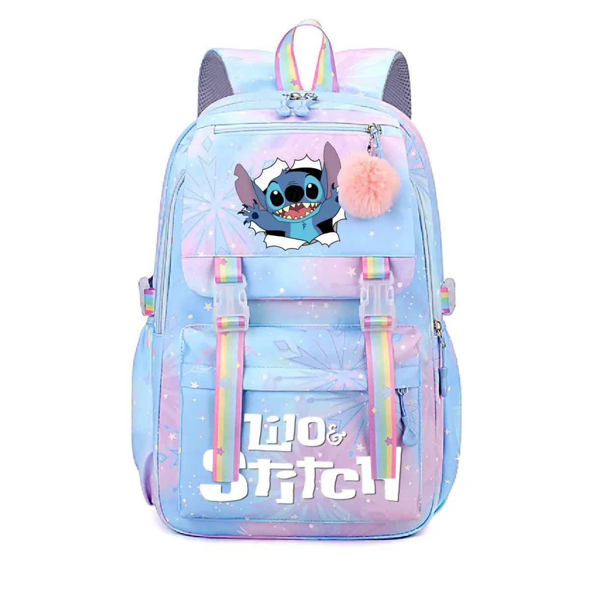 

Cartoon Disney Lilo Stitch School Backpack Children Teeneger Schoolbags Girls Women Daypack Kids Bags Large Capacity Backpack
