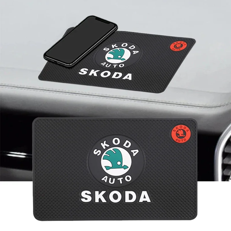 

Car Anti-Slip Mat Dashboard Silicone Sticky Storage Pad For Skoda Scala Fabia Superb Yeti Octavia Enyaq Rapid Kodiaq Kamiq Karoq