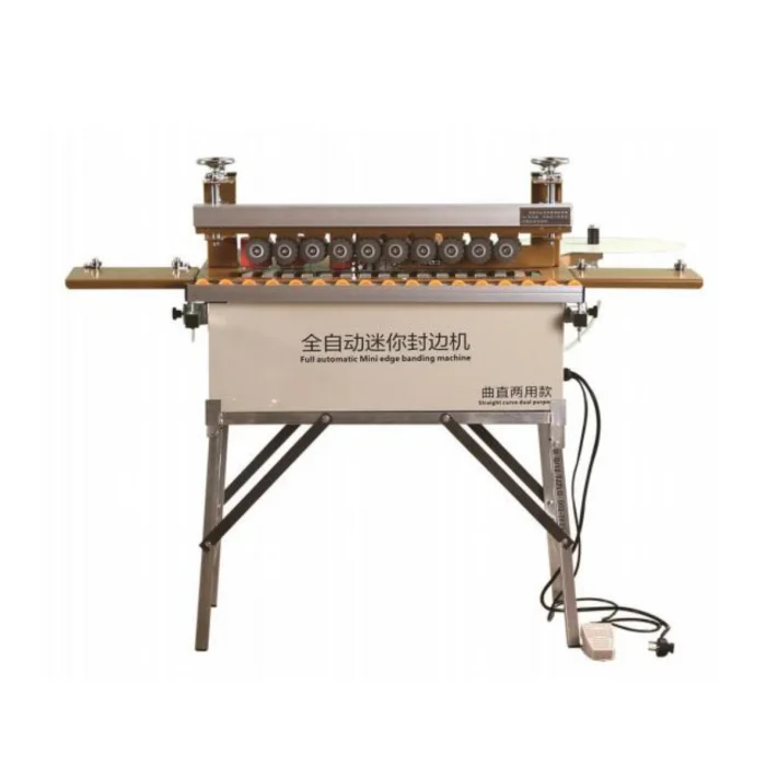 Small Fully Linear High Speed Edge Banding Machine Automatic Wooden Board Straight Line Edge Bander Woodworking Machinery