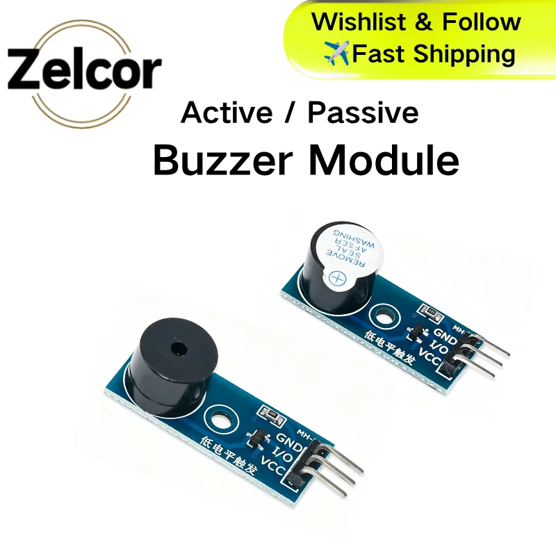 Buzzer Module Active Buzzer Module Passive buzzer Module KY-006 Module KY-012  Module Low Level Trigger Buzzer Control Panel