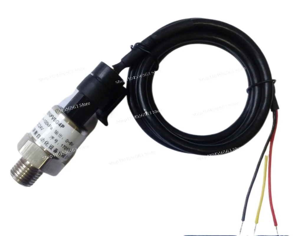 Silicon Core Body Vacuum Negative Pressure Sensor Vacuum Negative Pressure Transmitter -100kpa~0 ,0-5V 4-20mA G1/4 Gas Sensor