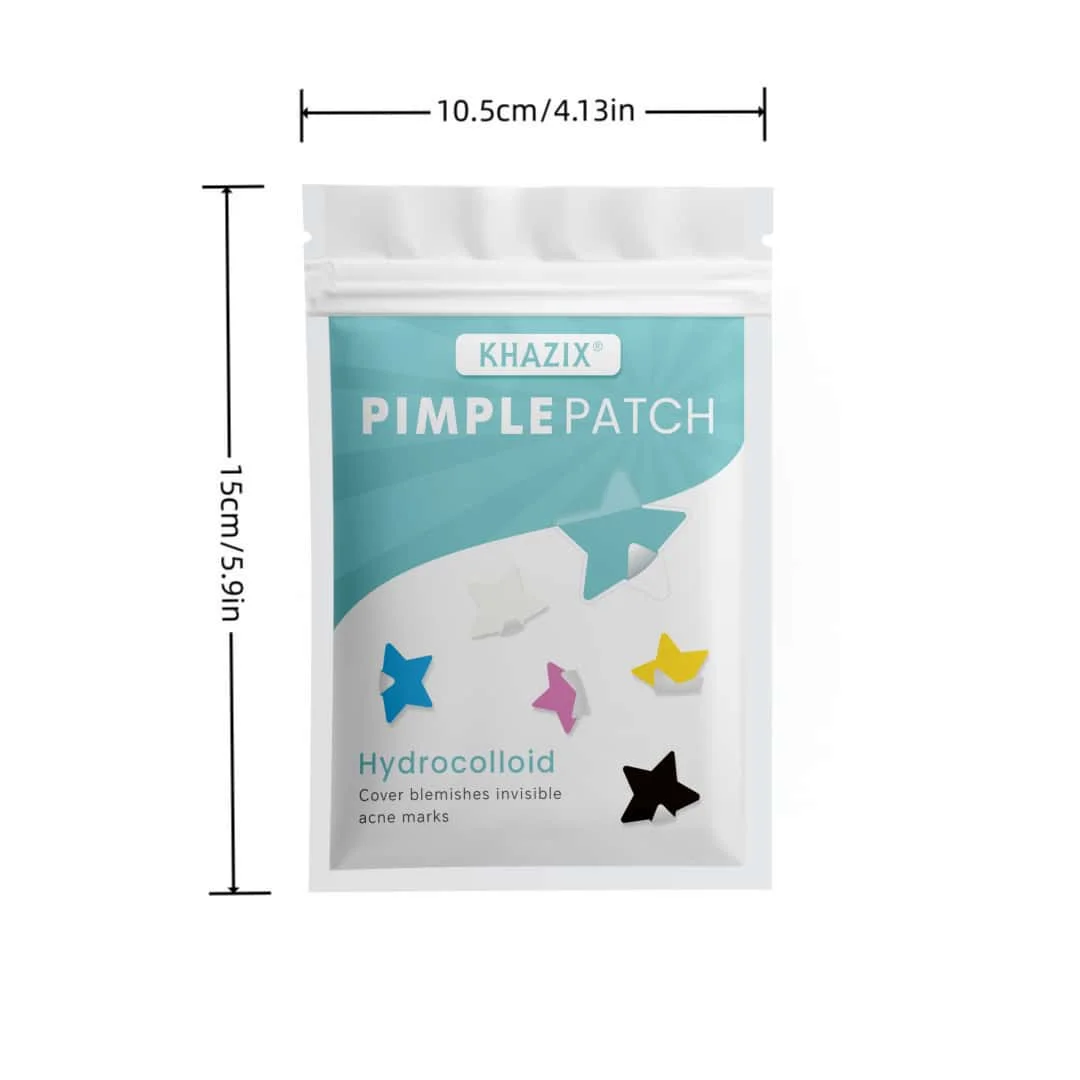 40 pieces of multi-color star acne patches, facial acne patches, concealer acne patches, and pimples patches, ultra-thin.