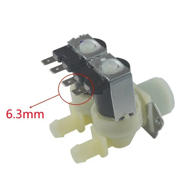 Drum Washing Machine Inlet Water Valve Dual Heads Inlet Magnetic Valve For Samsung Cylinder Washing Machine FPS