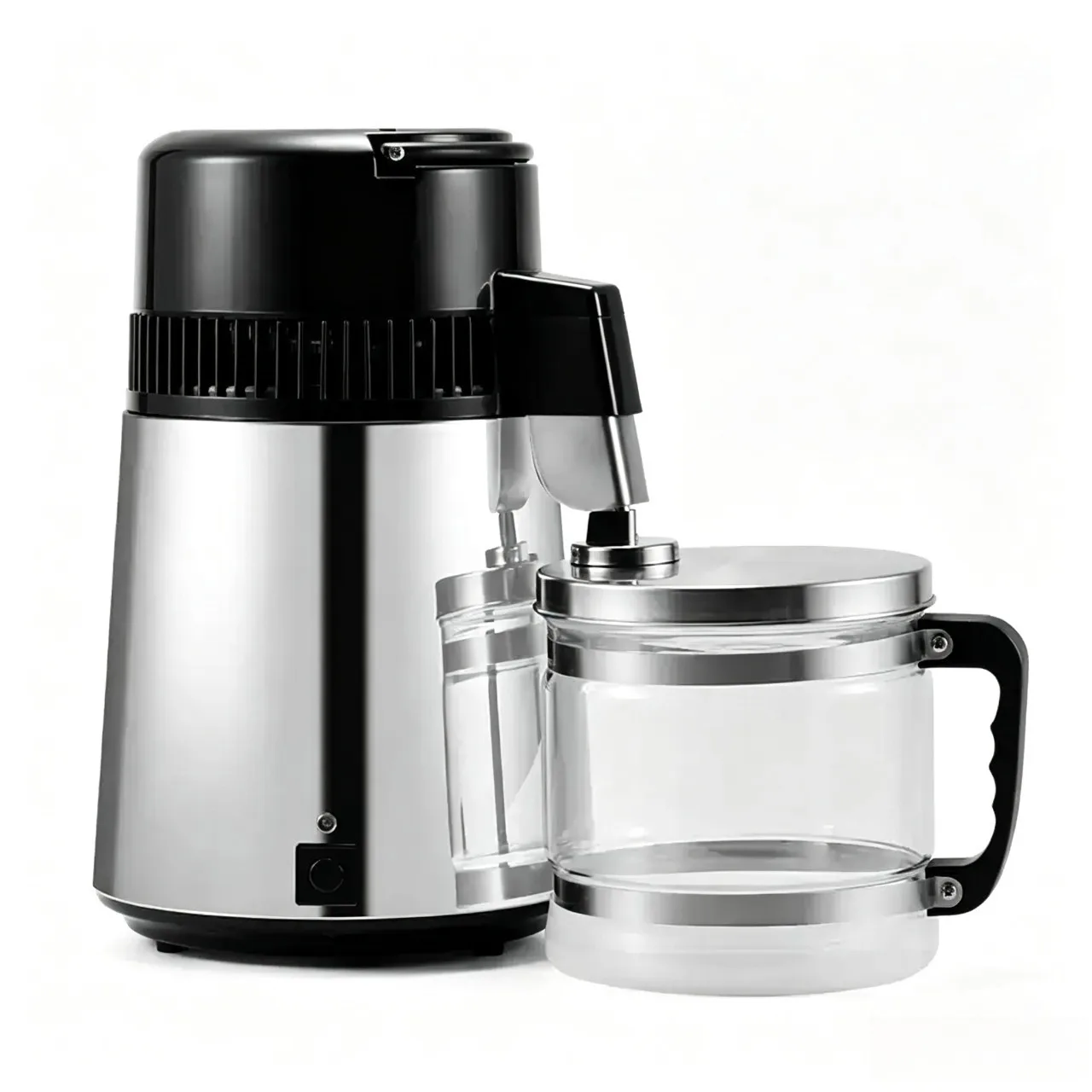 Stainless Steel Electric Distillation Purifier Jug 110V 220V Pure Water Distiller 4L Dental Distilled Water Machine Filter