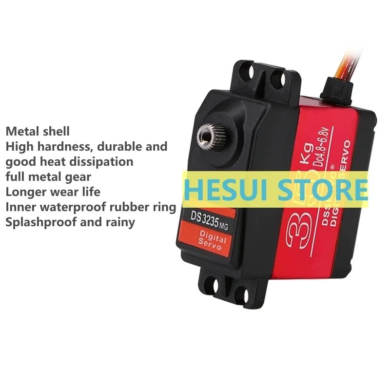 DS3235 35KG large torque waterproof metal digital steering gear gimbal robot arm car model
