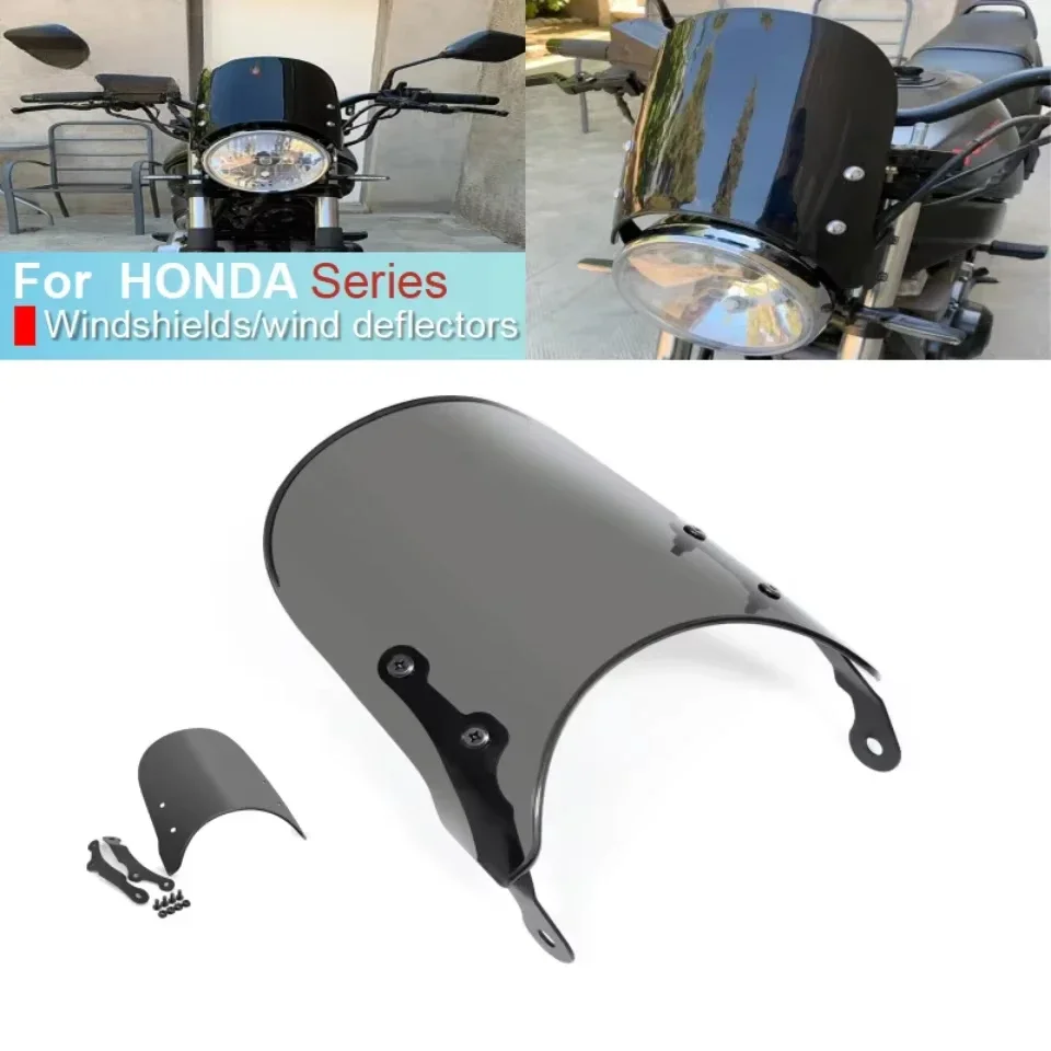 

Windshield Windscreen For HONDA CB 1100/EX/RS/SS CB400 750 SUPER Speed Street Twin Motorcycle Headlight Fairing Wind Deflector