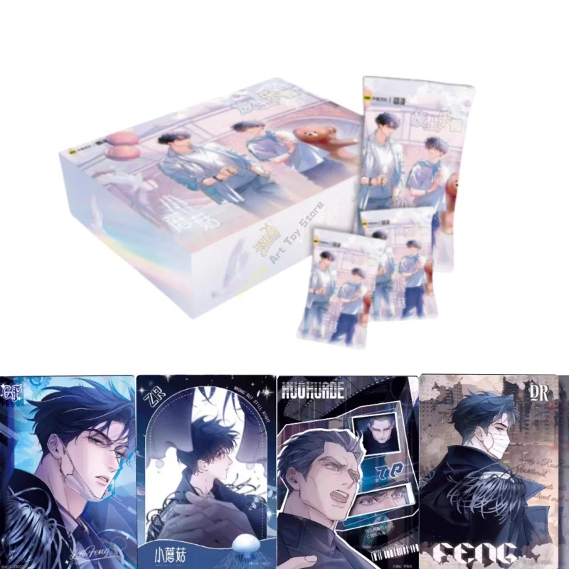 

Genuine Little Mushroom Card Wasteland Paradise Series Novel Peripheral Cards Comic Character An Zhe Lu Feng Collection Cards