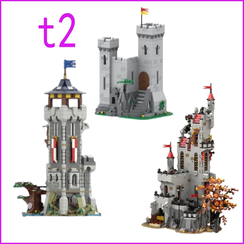 

45 Spot MOC-127098 Castle 141500 Tower 191306 Castle Маленькие частицы в сборе Строительные блоки Развивающая игрушка Модель Подарочный набор Orna