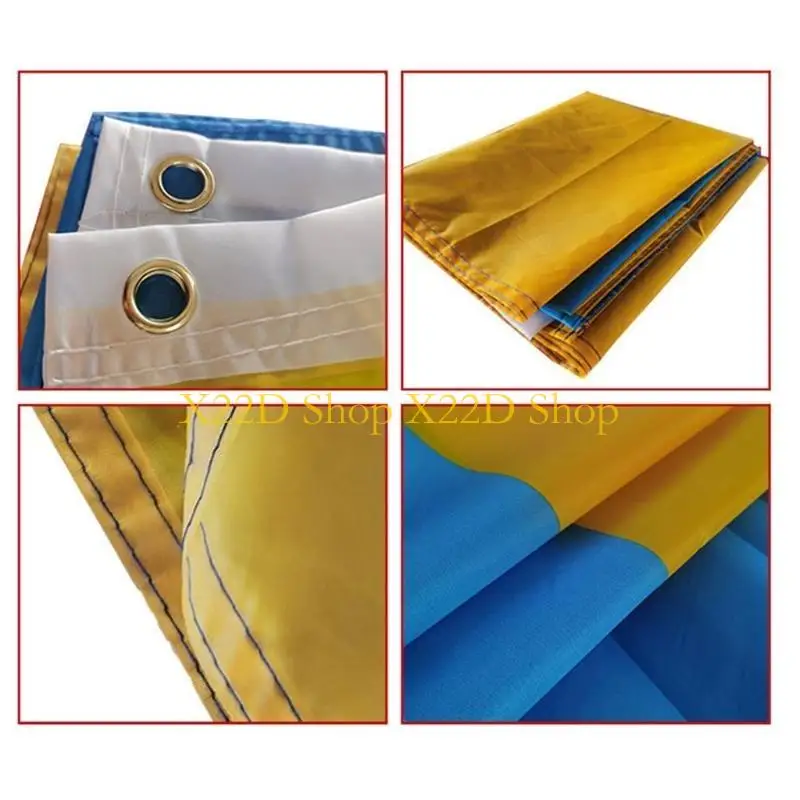 X22D Patios Decorative Windsock Fall Theme 28inch Polyester Hangings Garden Access