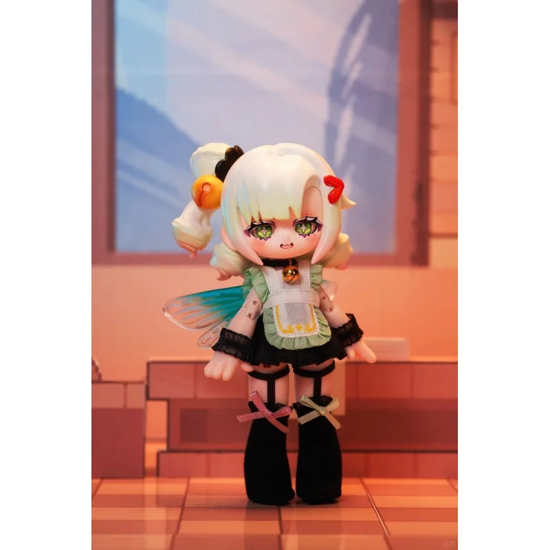 Kukaka Insect Cafe Series Blind Box BJD Mystery Box Kawaii Model Action Anime Figures Caja Misteriosa  Random Blind Box  Figure