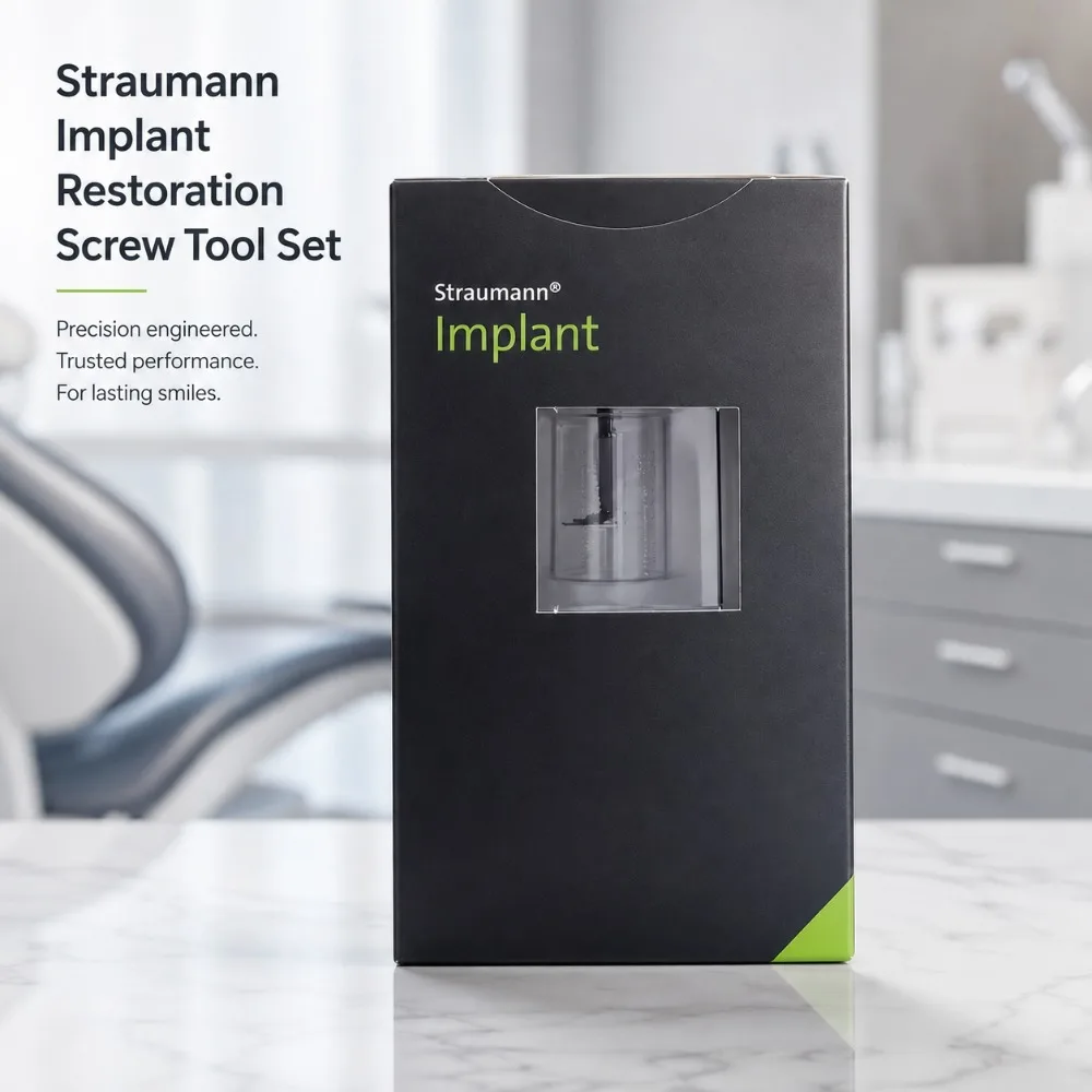 Precision Dental Implant Restoration Screwdriver Tool Kit Compatible with Straumann System for Dental Lab & Clinical Use