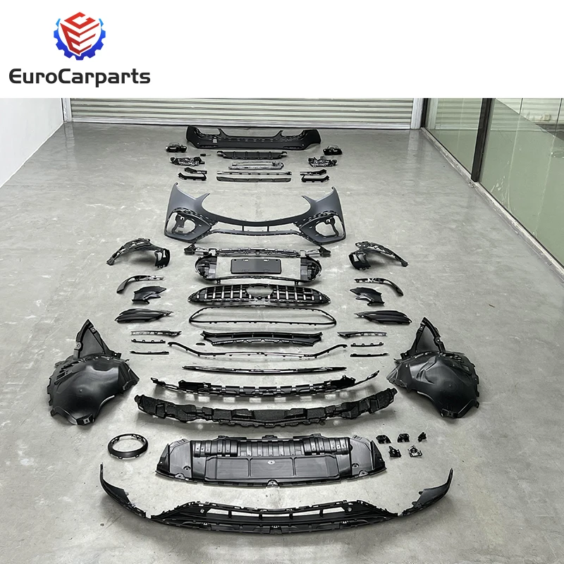 

STLFGLC-class X254 2024+ Upgrade to GLC63 Body Kit for Front Bumper Rear Bumper Grille for X254 Old to New Body Kit