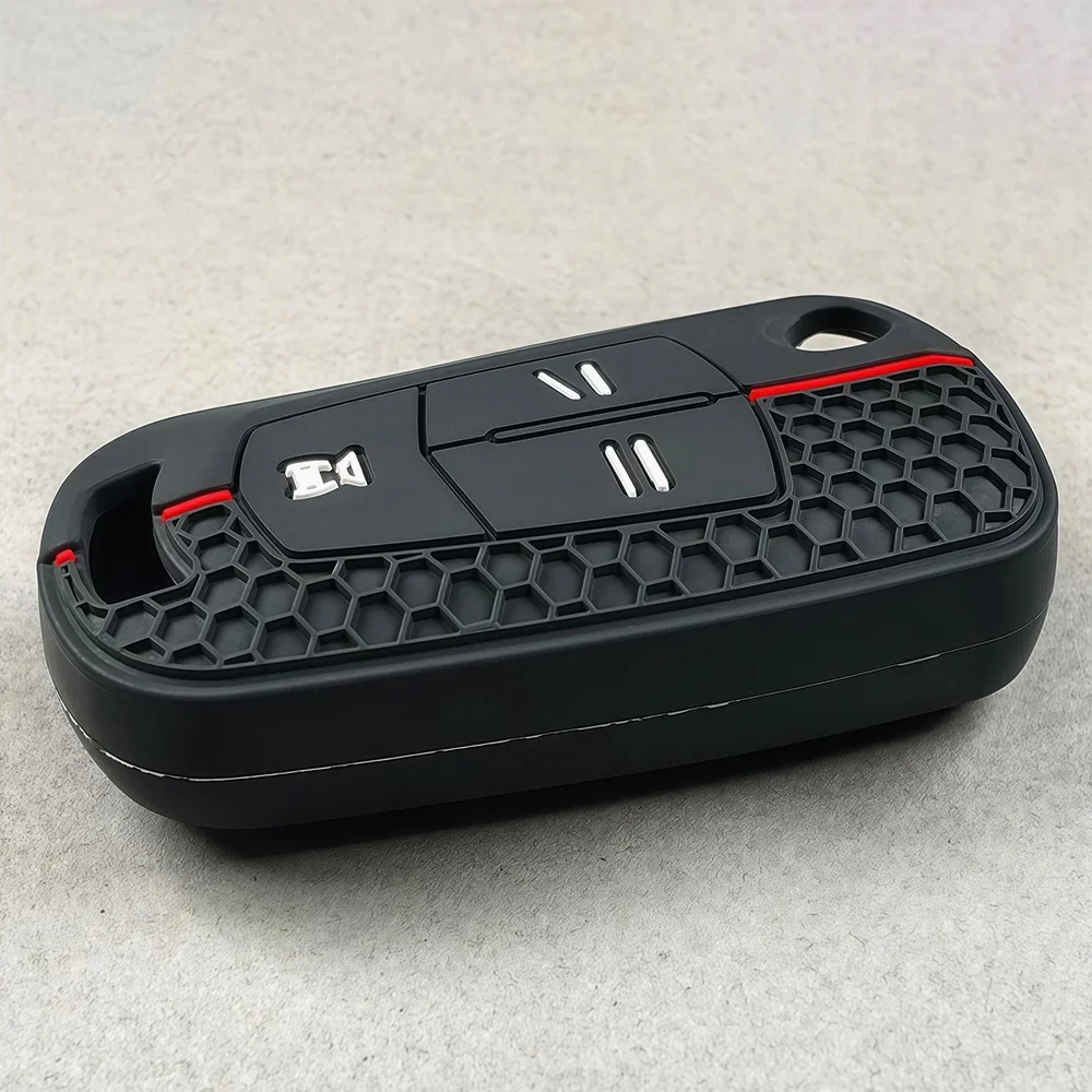 Silikon-Autoschlüsselhülle für Vauxhall Opel Corsa D Astra H Vectra Signum Zafira B Combo Meriva A Schlüsselanhängerhülle – Detail 6