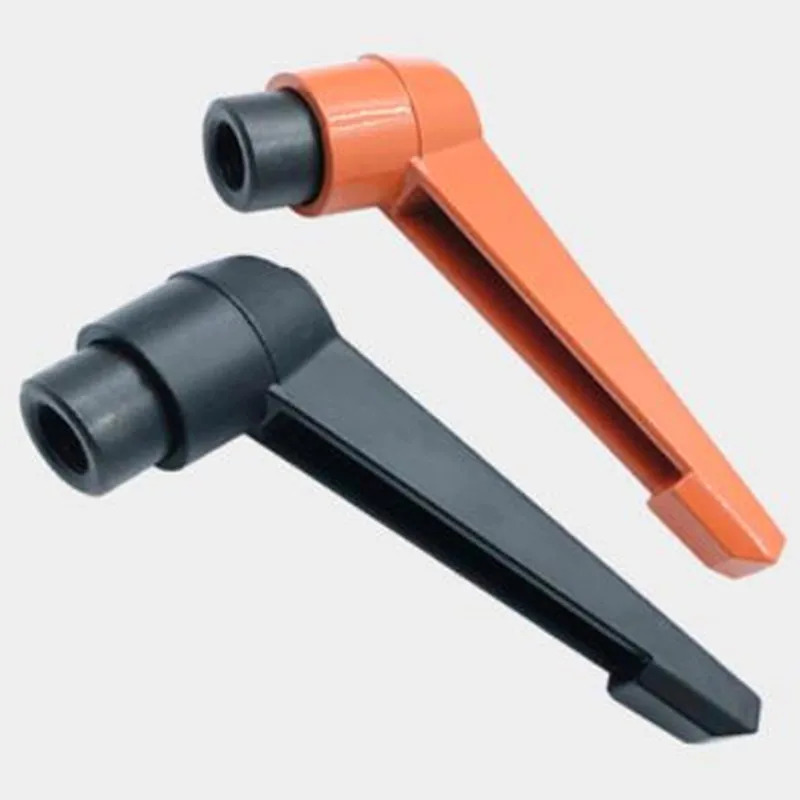 1pcs M4 M5/ M6 M8 M10 M12 m14 m16 Female Thread Adjustable Handle Knob Metal Thread Black Adjustable Clamping Handles Lever