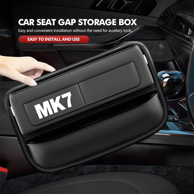 

Car Seat Gap Filler Plug Leather Leak Proof Anti Drop Storage For Volkswagen Golf 4 5 7 3 2 8 Tuning MK4 MK7 MK2 MK8 MK6 MK5 MK3