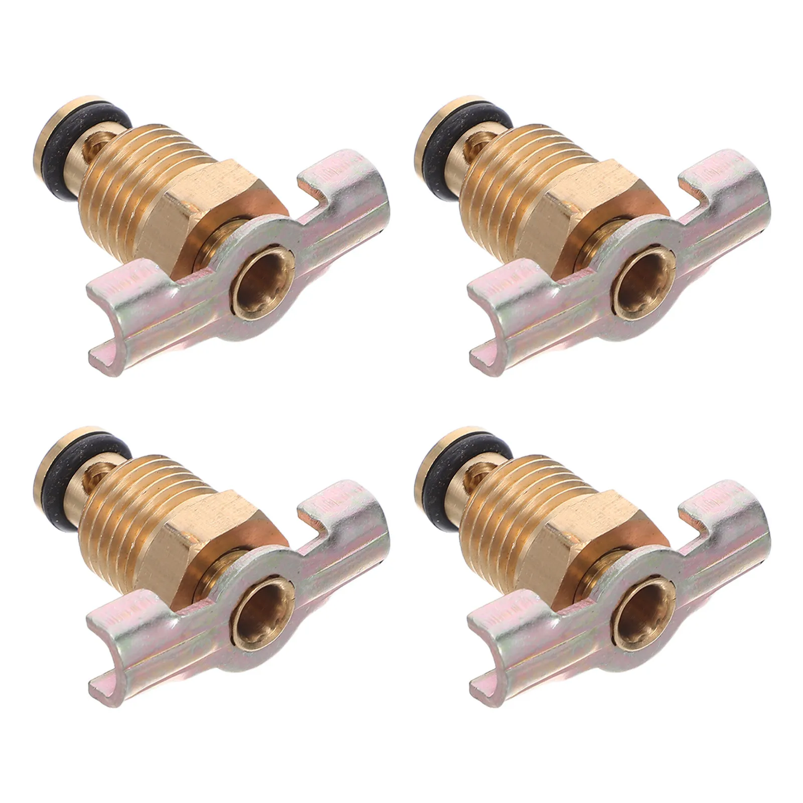 

4Pcs Air Compressor Valve Drain Valve Screw Quiet Operation High Pressure Resistant Industrial Air Compressor Drain Accessories