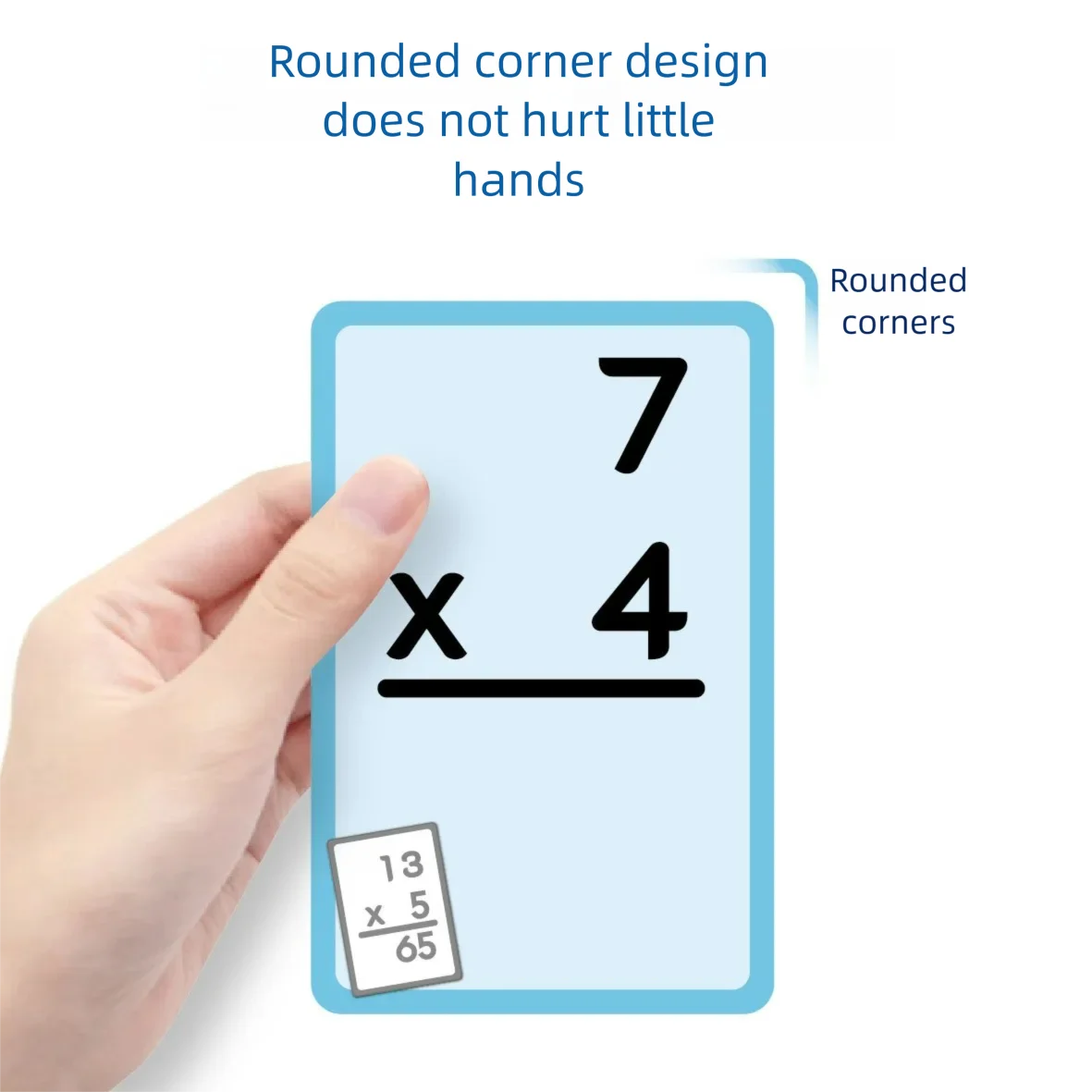 Kids Math Flashcards Addition Subtraction Multiplication Division Teaching Aids Early Learning Enlightenment Cards Paper Box