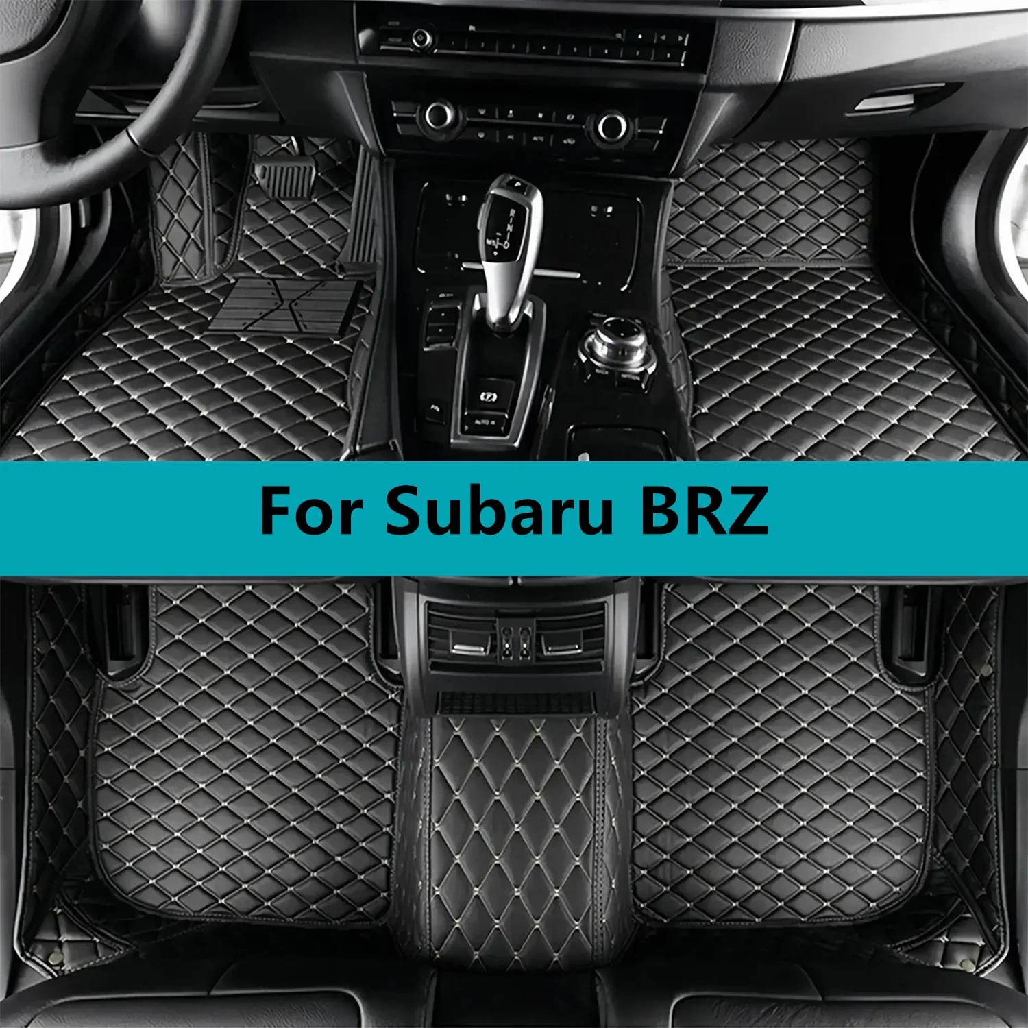 

Car Floor Mats For Subaru BRZ 2016 2017 2018 2019 2020 2021 Leather Floor Mats For Cars Mats Carpets Interior Accessories