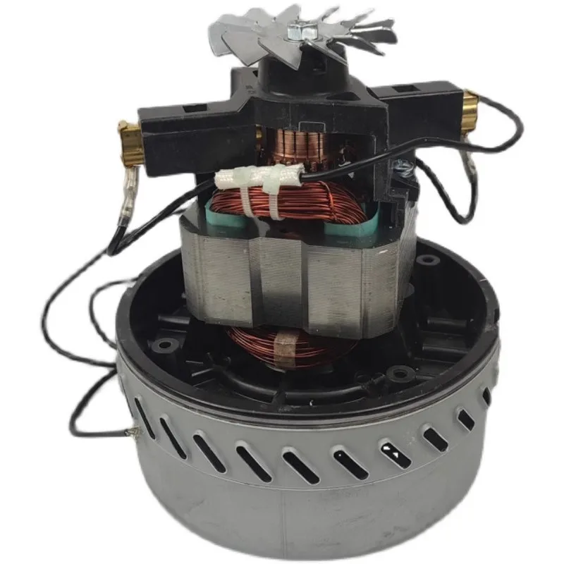 Motor de aspiradora Industrial de 220V y 2000W, piezas de aspiradora de alambre de cobre de gran potencia, accesorios de Motor de ventilador de succión en seco y húmedo