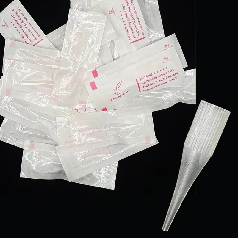 

1RL Permanent Makeup Needle Tip Eyebrow Tattoo Needle Caps Nozzle 50pcs for Sunshine & Giant Sun G-8650 G-9740 Tattoo Machine