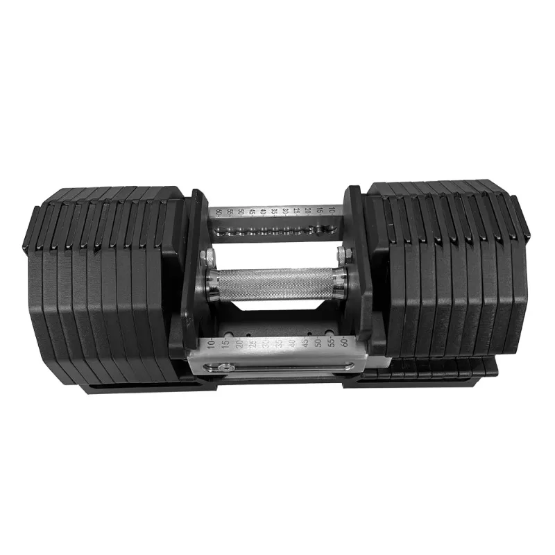 Fitness Equipment Cast Iron Dumbbells  Side Adjustable Dumbbells Set 60kgs for Home  & Fitness Center