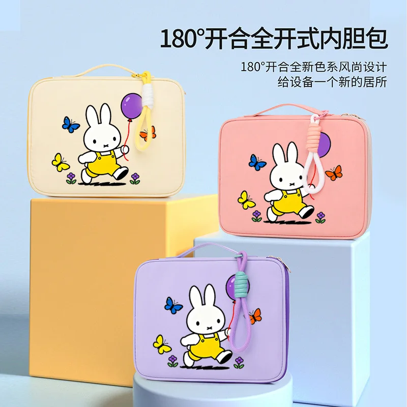 جديد الكرتون ميفي باد اللوحي حقيبة التخزين Kawaii ميفي أرنب 11 أو 14 بوصة Morandi الداخلية حقيبة كمبيوتر محمول وحقيبة حاسوب محمولة