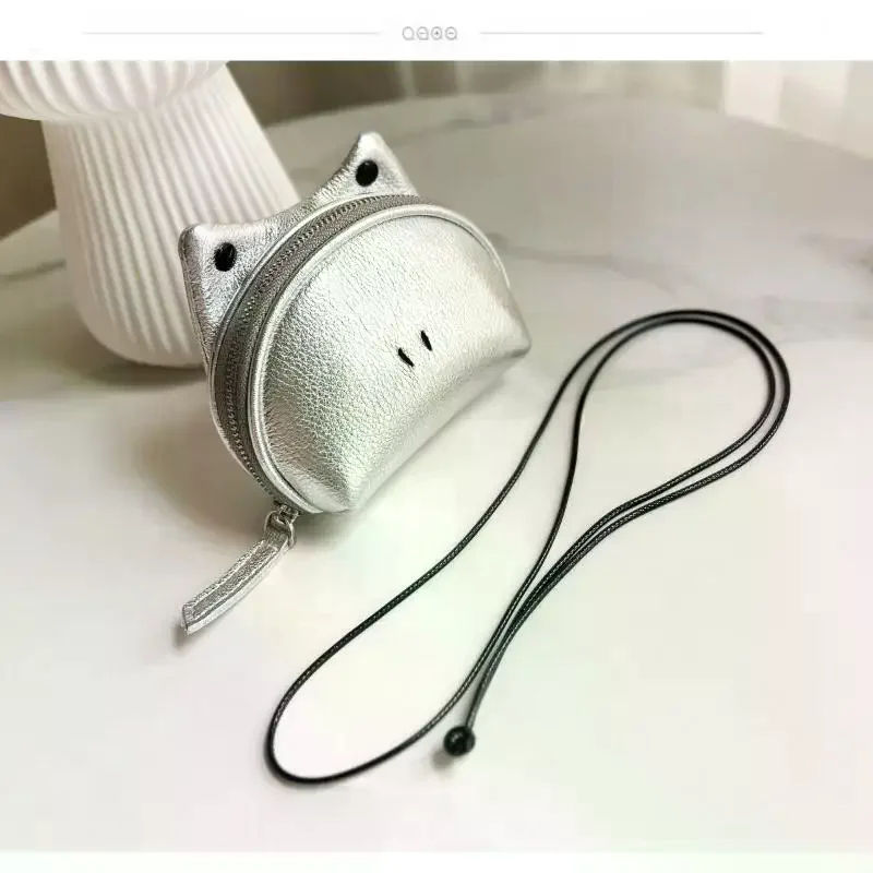 1Pcs Lipstick Bag Pendant Cute Frog-shaped Small Purse For Ladies Mini Headphones Storage Bag Keychain Cartoonish Coin Purse