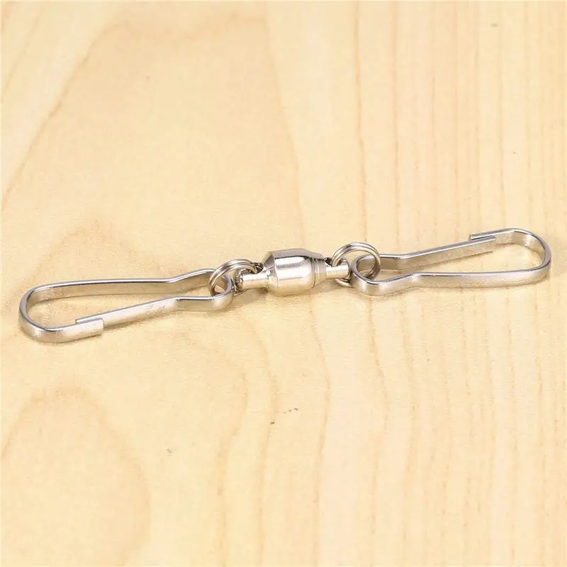 B03C-32 Pack Spinning Double Clip Swivel Hooks For Wind Spinners, Windsock, Bird Feeders, Wind Chimes Crystal Twisters Party