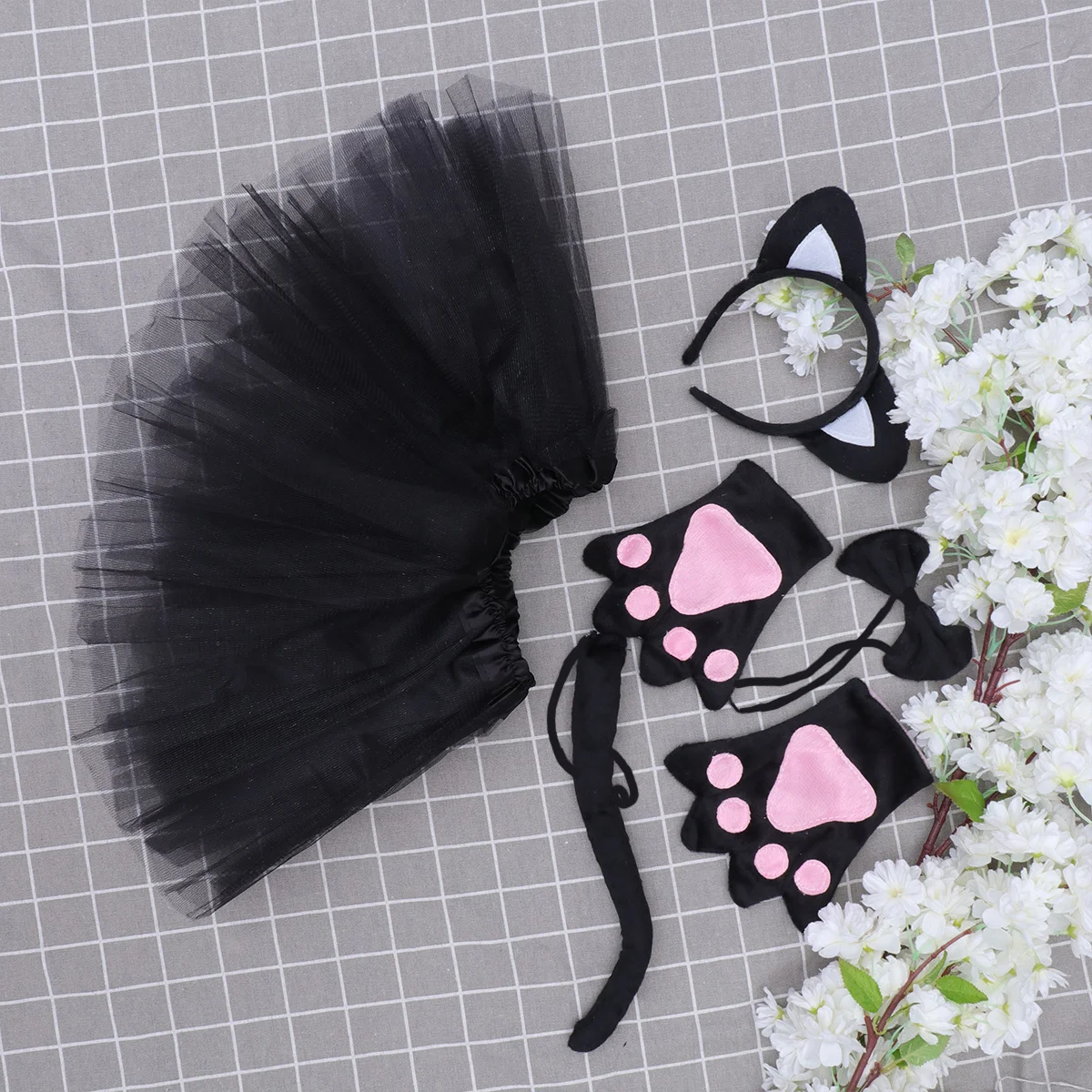 

5Pcs Black Cat Headband Party Supplies Soft Cosplay Birthday Christmas Costume Dancing Party Decors