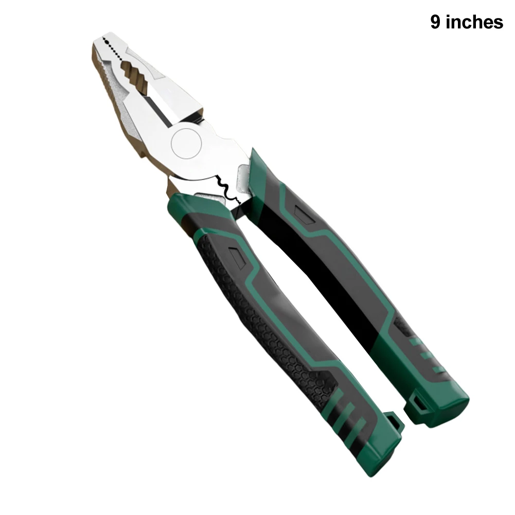 9 Inch Wire Cutters for Cutting Stripping Crimping Twisting Ergonomic Design Hard Chrome Plating Rust Resistance