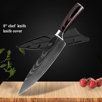 ZENG Professional Chef Kitchen Knives Stainless Steel 7CR17 Meat Cleaver Extremely sharp Fruit Vegetable Utility Chef Tool