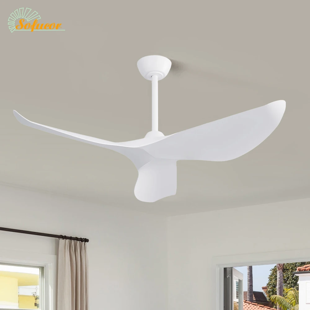Ventilatore da soffitto silenzioso Sofucor da 38 pollici con telecomando, 6 velocità, alta velocità del vento