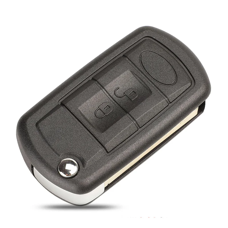 Guscio chiave auto sostitutivo a 3 pulsanti compatibile con Land Rover Discovery 3 Ra-nge Ro-Ver Sport (chip PCF7941 da 433 MHz)