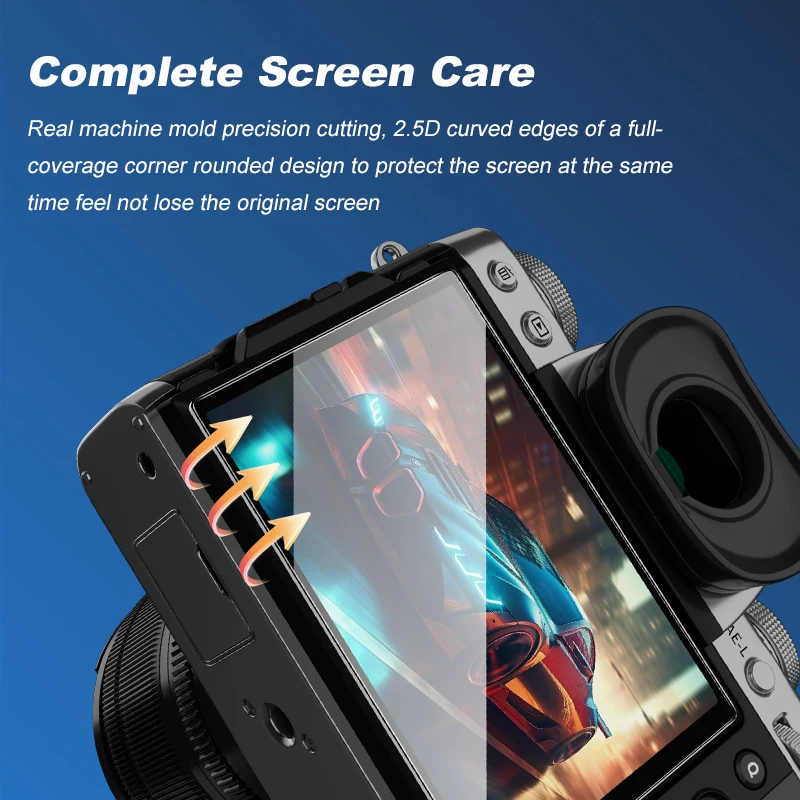 واقي شاشة كاميرا SOONPHO ، زجاج مقسى ، غشاء واقي عالي الدقة ، فوجي ، نيكون ، كانون ، سوني ، ملحقات الكاميرا