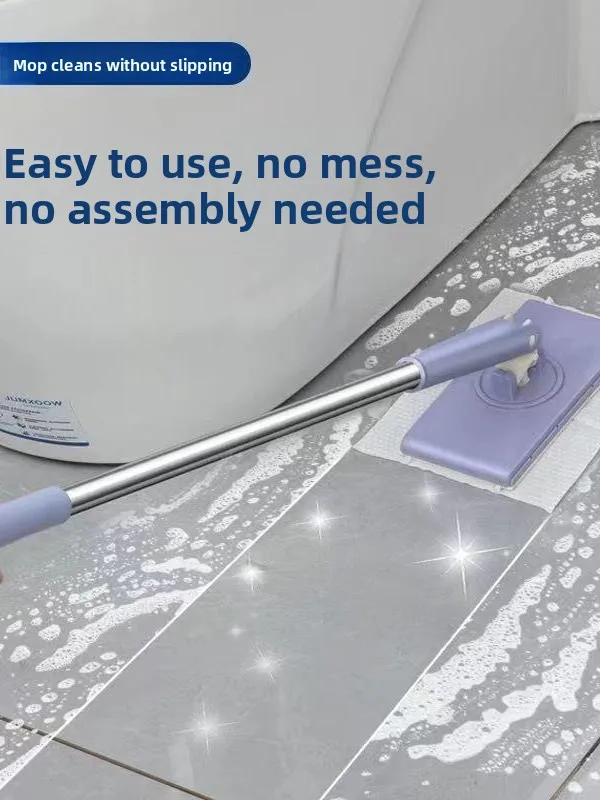 Auatic Pring Asciugamano per rimozione olio Mop No Dir Ha Upaded 95 cm Lungo viso Waing Asciugamano Mop Materiale in fibra ultrafine