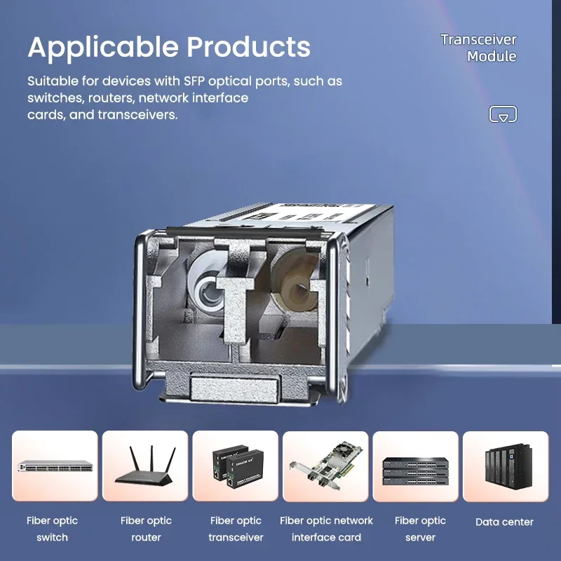 ZOERAX 10/1.25G SFP + وحدة إرسال واستقبال مزدوجة الألياف LC متعددة الأوضاع 850nm 300/500m DDM لـ Cisco/TP-Link/العلامة التجارية الأخرى #5