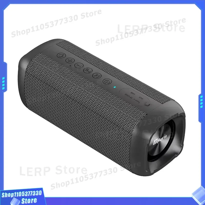 S6 Portable Bluetooth Speaker 60W Wireless Audio Device with 3D Surround Sound IPX7 Waterproof for Camping Party 30H Playtime