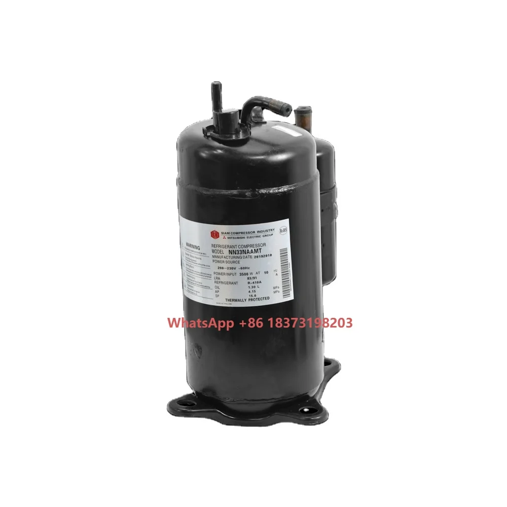 

Hot Sale Mitsubi-shi 3HP Siam Single Phase Hermetic Air Conditioning Refrigeration Compressor NN40VAAMT NN40YCAMT R410A